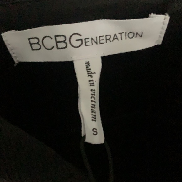 NWT BCBGGeneration Sweetheart Neck Mini Dress in Black - Picture 6 of 6